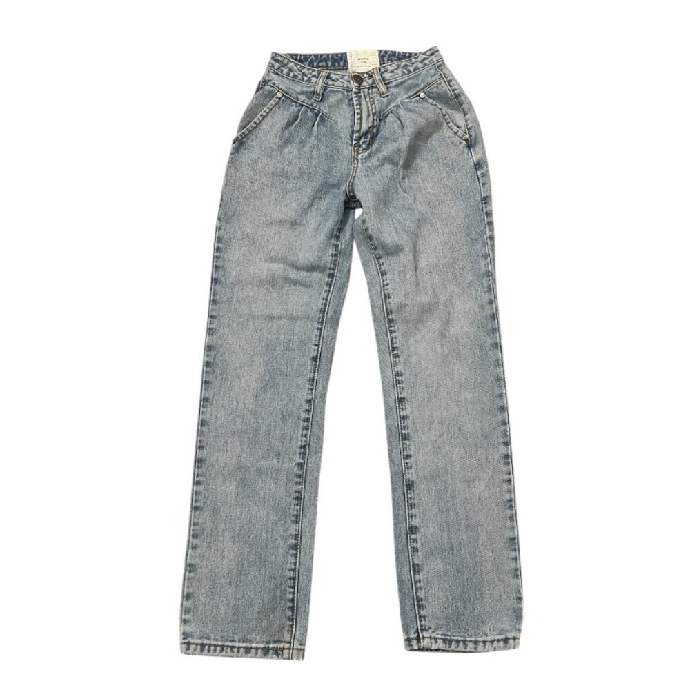 OneTeaspoon Street Walkers Jeans Womens 24 Vintage Light Wash Y2K Relaxed Denim